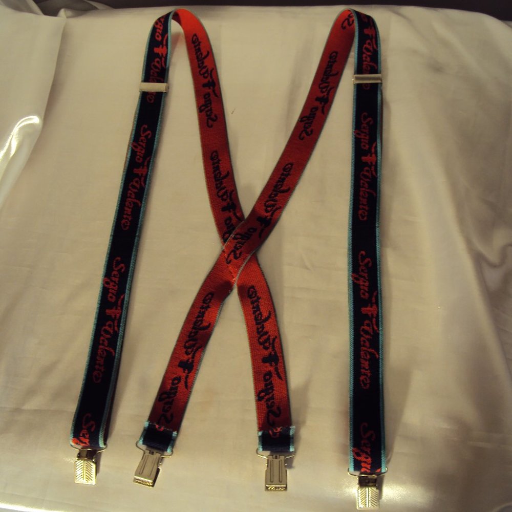Suspenders. Sergio Valente. Vintage. Vary Rare.